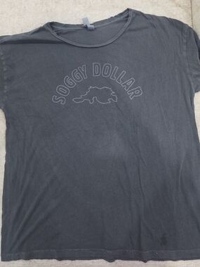 Alternative Men's Charcoal Graphic Tee with 'Soggy Dollar' Print